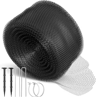 horizont Teichnetz feinmaschig 10×10 m – schwarz – 18×18 mm – reißfest & witterungsbeständig – …