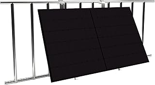 2x doitBau Montageset 10-45° für Balkonkraftwerke – Befestigung für 2 Solarmodule am Balkon Ge…