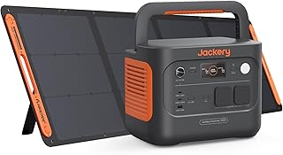 Jackery Powerstation 1000 v2 mit 200W Solarpanel, 1070Wh LiFePO4 Solargenerator, 1500W AC/100W US…