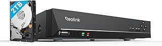 Reolink 8CH 4K PoE NVR Überwachungssystem Rekorder mit 2TB Festplatte, Videoüberwachung für Ha…