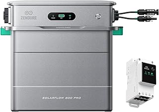 Zendure Balkonkraftwerk mit Speicher, SolarFlow 800 Pro mit 2640W Solar Eingang, 1000W AC-Laden, …