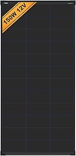 enjoy solar® 150W 12V Monokristallines Solarmodul mit HPBC-Technologie – 25% Hocheffizienz, 182m…