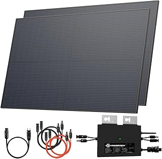 Solarway® 880W Balkonkraftwerk 800W komplett Steckdose – neuester 800 Watt Wechselrichter – Sola…