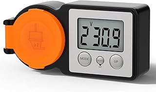 GreenSun Energiekostenmessgerät Stromzähler für Steckdose – Outdoor IP44 Balkonkraftwerk Strom…