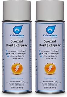 KaiserRein Spezial Kontaktspray (2x400ml) I Feuchtigkeitsschutz für elektrische Geräte und Anla…