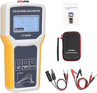1600W Photovoltaik Panel Multimeter Solarpanel MPPT Tester Leerlaufspannung Testgerät Maximum Po…