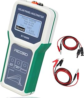 FrogBro 1800W Solarpanel Tester Photovoltaik Panel Multimeter Verbesserter Stil EY-1800W mit Ultr…