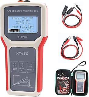 Photovoltaik Solarpanel Tester, EY800W Solarpanel Tester,installationstester,Leistungsmesser,Leer…
