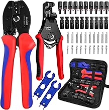 Solar Crimpzange für 2.5 4 6mm² Solarpanel Solarkabel, 10 Paar Männlich Weiblich Solarstecker,…